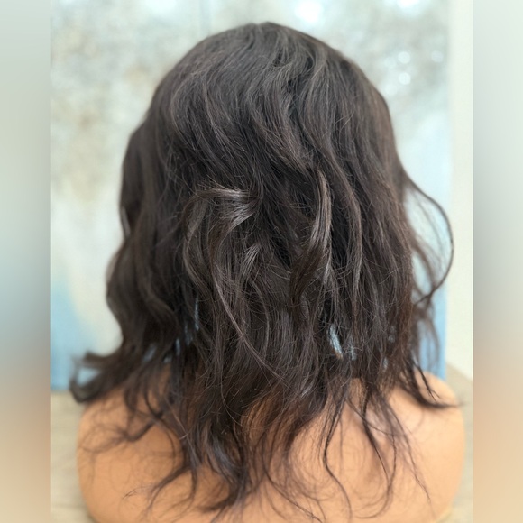 Luxurious HUMAN HAIR 13x6 lace, frontal body, Wave Wig virgin Remi Indian hair - Picture 9 of 10